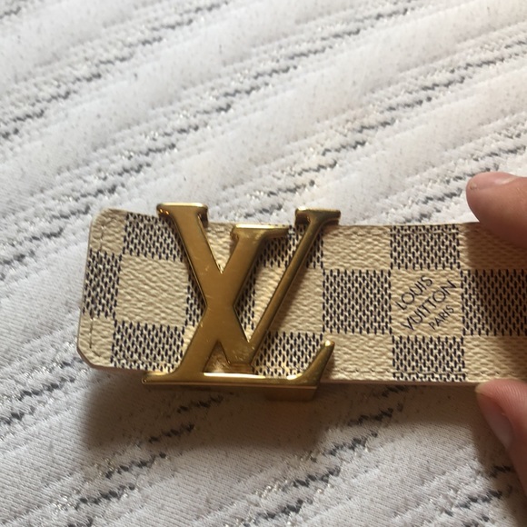 Authentic Louis Vuitton Damien Azure Belt - Picture 1 of 5